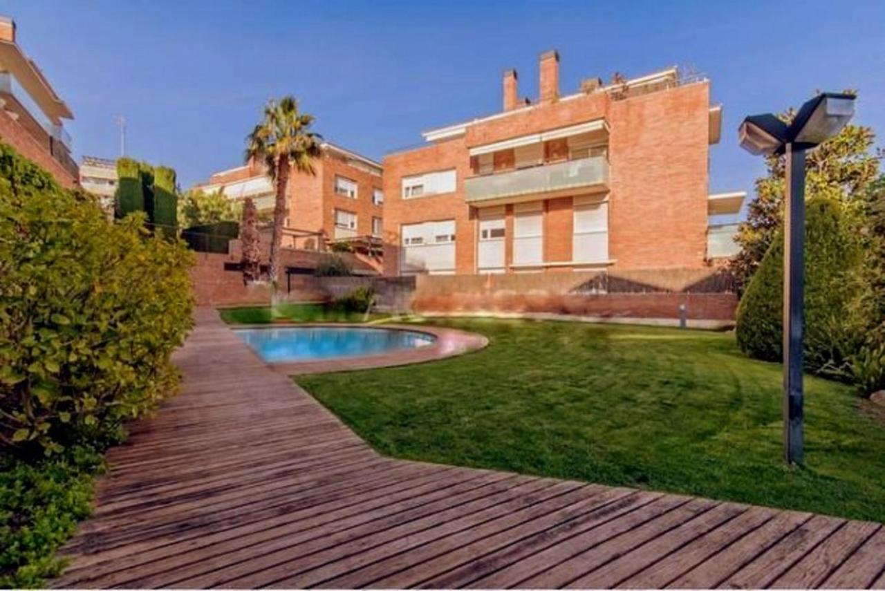 Апартаменти Bonito Duplex Con Piscina En Barcelona&Playa Tiana Екстер'єр фото